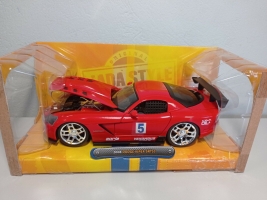 Jada Toys - 1:24 2008 DODGE VIPER SRT10 RACING (RED) - JA-92053-RED